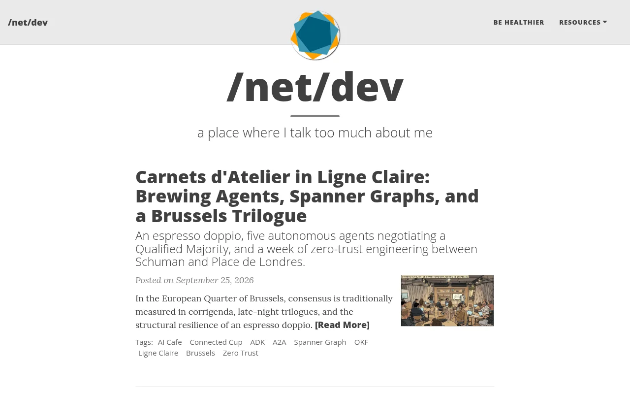 github.io • Archive (blog.netdev.be) — Jekyll Technical Thought Leadership Feed