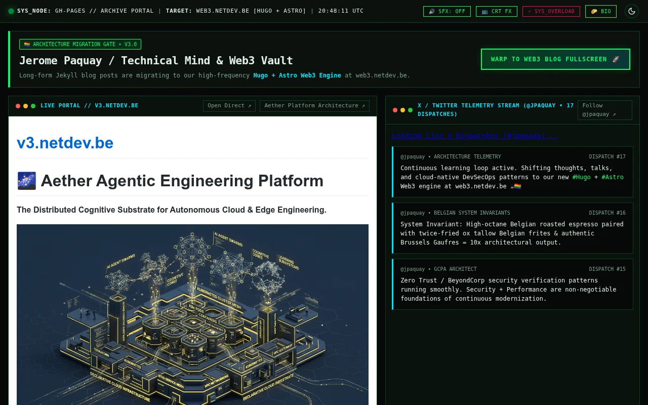 gcs • Base Portal (netdev.be) — /net/dev • Base Portal & Migration Gate v3.0