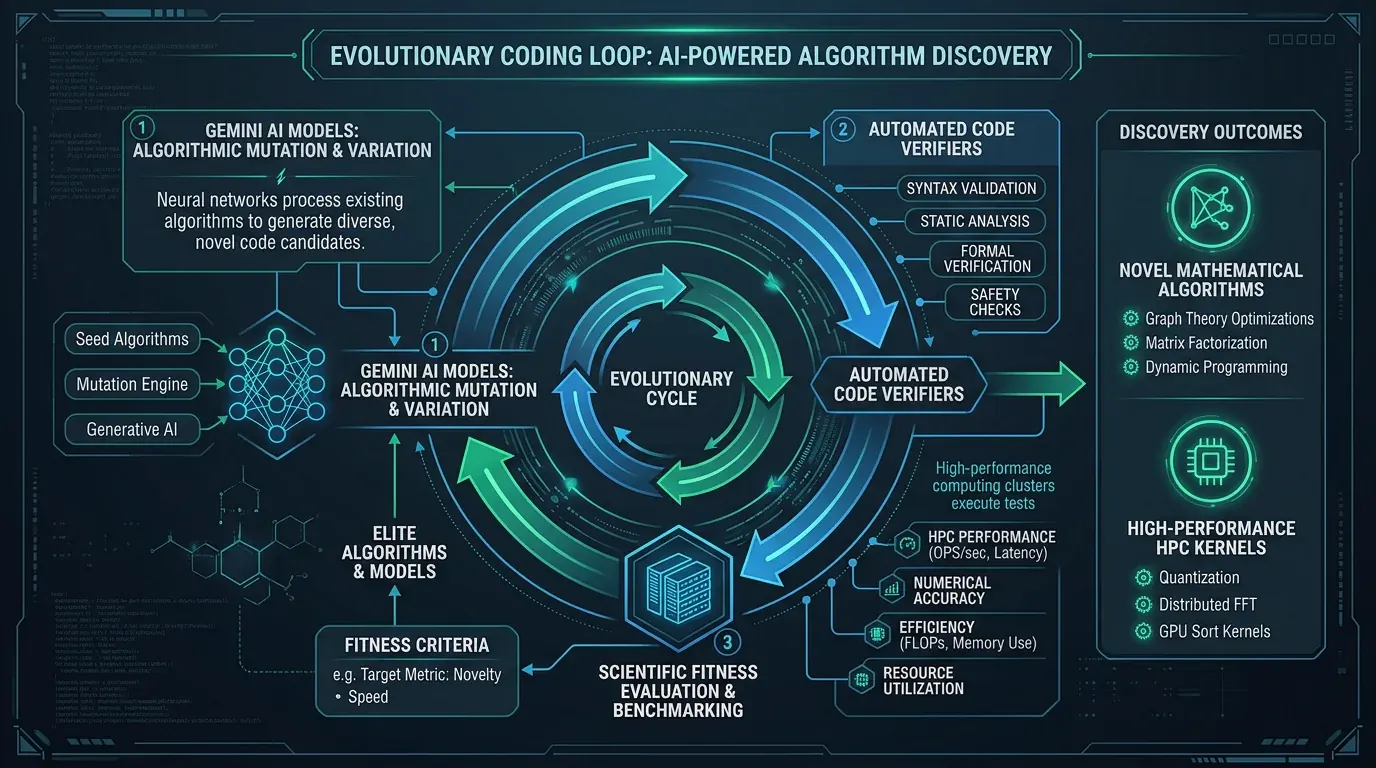 AlphaEvolve Evolutionary Coding Loop