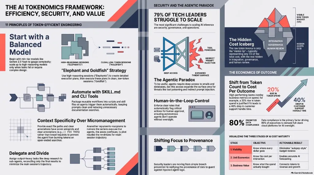 The AI Tokenomics Framework: Efficiency, Security, and Value